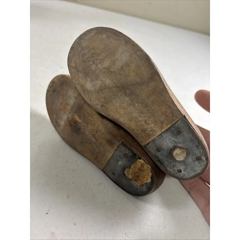 WOODEN SHOE FORMS Child's Size 4 1/2D Morton Last Co‎ Cincinnati 1954 2 Pair (4)